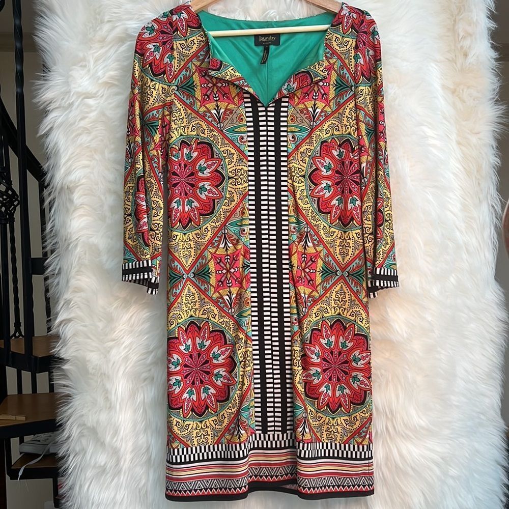 Laundry by Shelli Segal Printed Dress